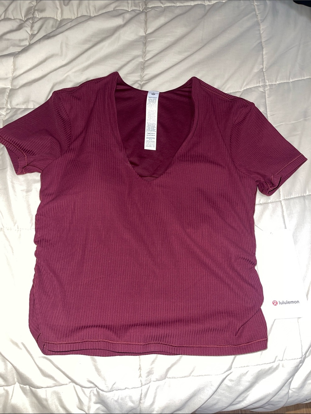LUlulemon ALL IT TAKES Ribbed NULU V-Neck T-SHIRT